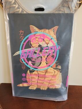 Brand New Gallery Panda Large 16" x 24" Cat Ana Embossed Acrylic Wall Art